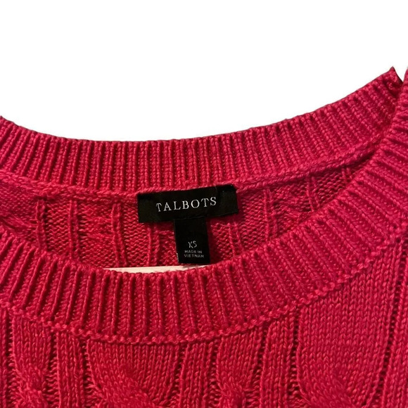 Talbots Cable Knit Sweater Size XS - Picture 2 of 3